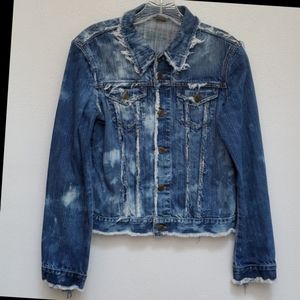 🏠  Distressed Blue Demin Jacket by Divided